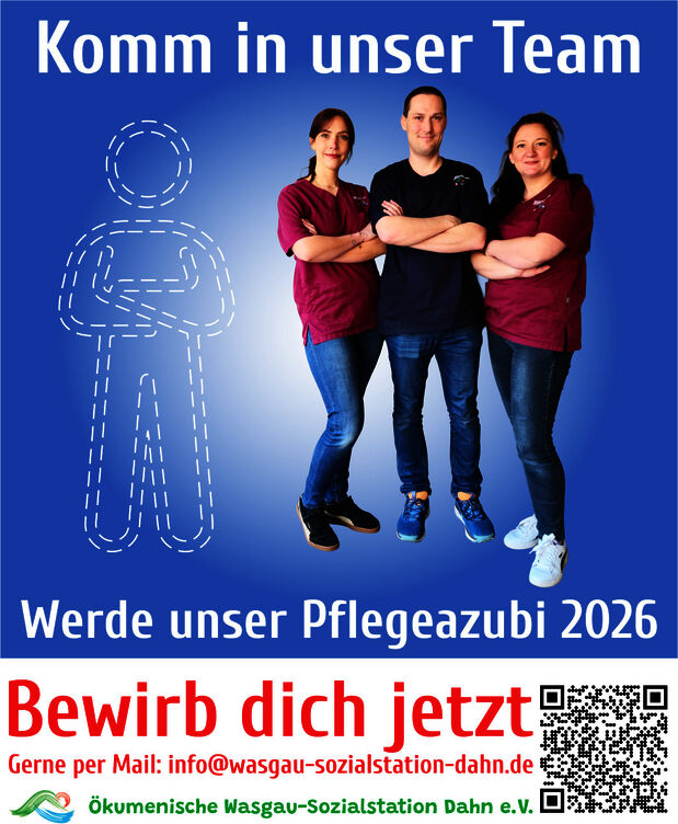 Ausbildung bei der Wasgau-Sozialstation